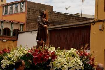 Misa, procesión y desfile de ganado en La Pardilla (Foto Francisco Javier Santana)